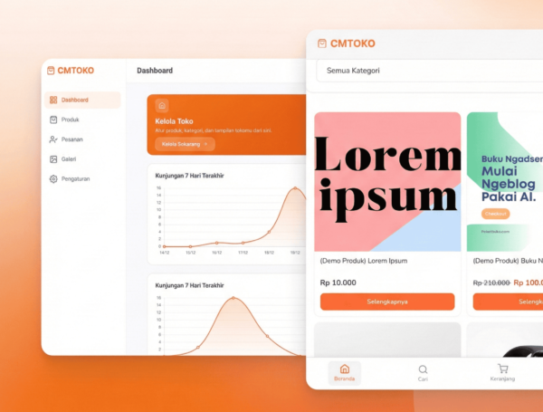 Projek CMTOKO - Toko Online WhatsApp
